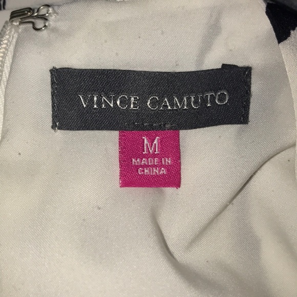 Vince Camuto sleeveless blouse striped medium - Picture 5 of 8